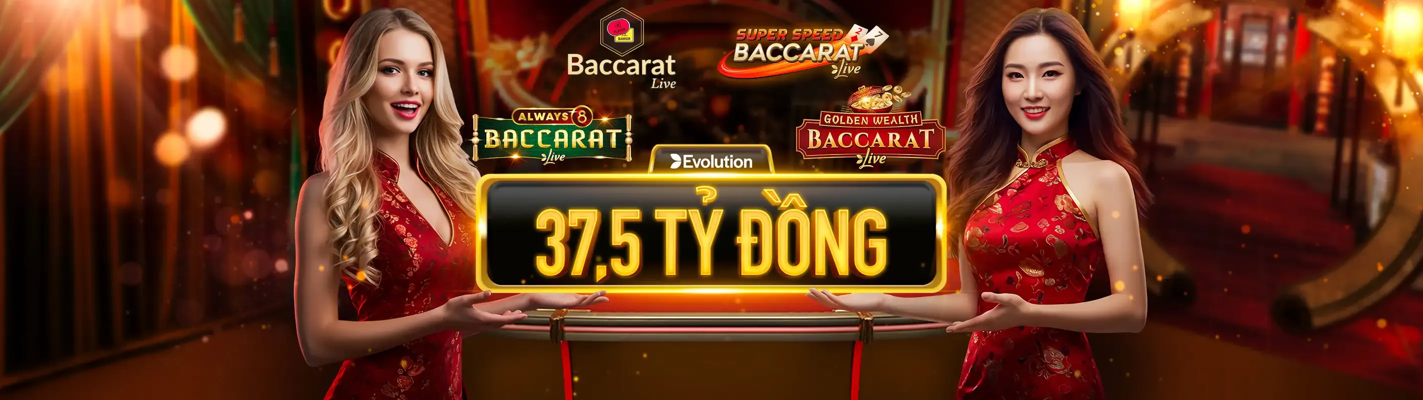 Bàn Baccarat trực tuyến sôi động tại King79